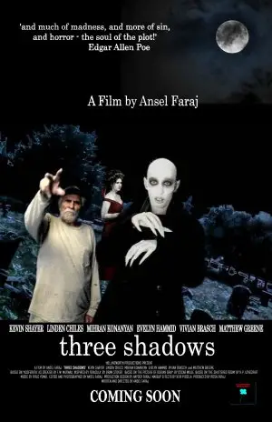 Three Shadows (2010) Men's Colored  Long Sleeve T-Shirt - idPoster.com