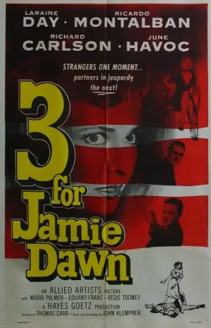 Three for Jamie Dawn (1956) White T-Shirt - idPoster.com