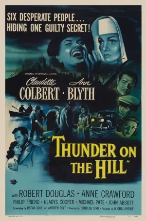 Thunder on the Hill (1951) White T-Shirt - idPoster.com