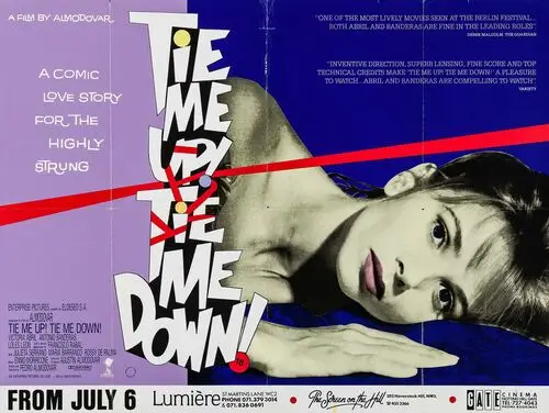 Tie Me Up! Tie Me Down! (1990) Women's Colored Tank-Top - idPoster.com