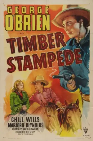 Timber Stampede (1939) White T-Shirt - idPoster.com