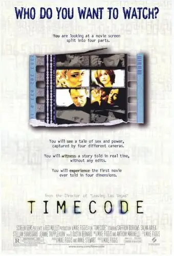 Timecode (2000) Men's Colored Hoodie - idPoster.com