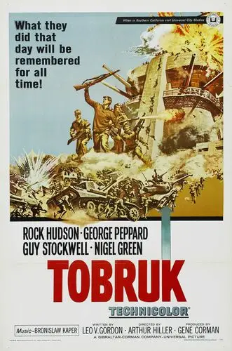 Tobruk (1967) Drawstring Backpack - idPoster.com