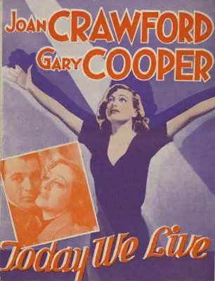 Today We Live (1933) Men's Colored Hoodie - idPoster.com