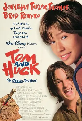 Tom And Huck (1995) Women's Colored Tank-Top - idPoster.com