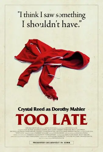 Too Late (2016) Protected Face mask - idPoster.com