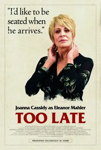 Too Late (2016) Kitchen Apron - idPoster.com