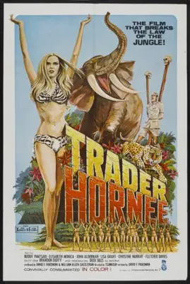 Trader Hornee (1970) White Tank-Top - idPoster.com