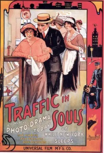 Traffic in Souls 1913 Men's Colored Hoodie - idPoster.com
