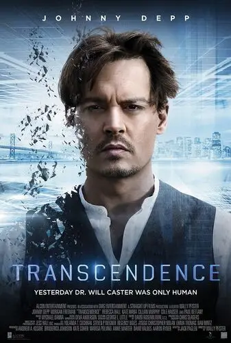 Transcendence (2014) White Tank-Top - idPoster.com