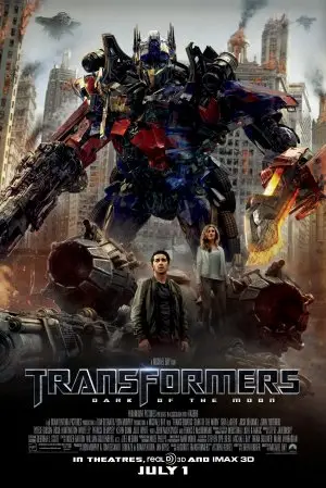Transformers: Dark of the Moon (2011) White T-Shirt - idPoster.com