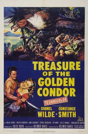 Treasure of the Golden Condor (1953) Men's Colored  Long Sleeve T-Shirt - idPoster.com