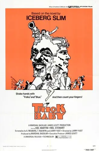 Trick Baby (1973) White Tank-Top - idPoster.com