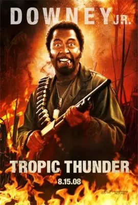 Tropic Thunder (2008) White T-Shirt - idPoster.com