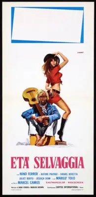 Un ete sauvage (1970) Men's Colored Hoodie - idPoster.com