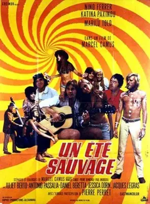 Un ete sauvage (1970) Men's Colored Hoodie - idPoster.com