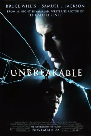 Unbreakable (2000) White T-Shirt - idPoster.com