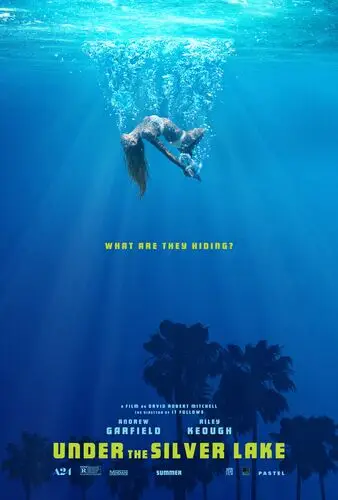 Under the Silver Lake (2018) White Tank-Top - idPoster.com