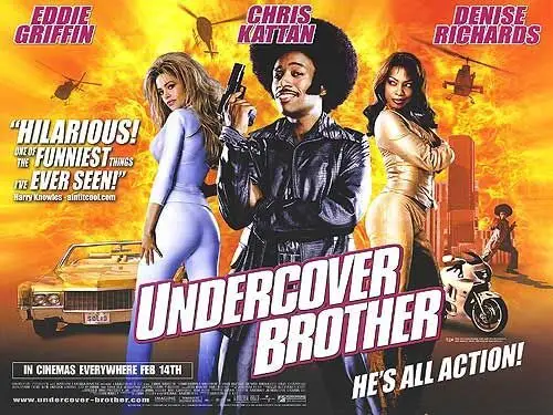 Undercover Brother (2002) White T-Shirt - idPoster.com