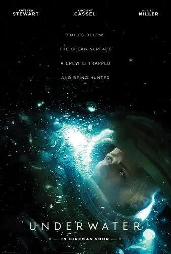 Underwater (2020) Drawstring Backpack - idPoster.com