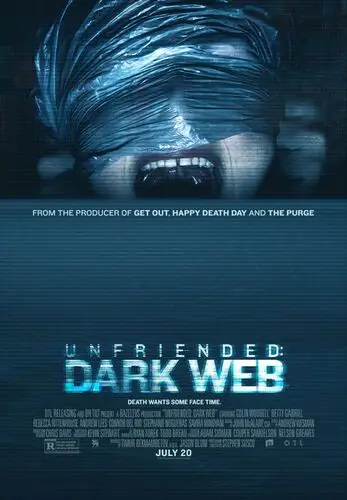 Unfriended Dark Web (2018) Men's Colored Hoodie - idPoster.com