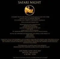 Unity for Rhinos: Safari Night (2017) posters and prints