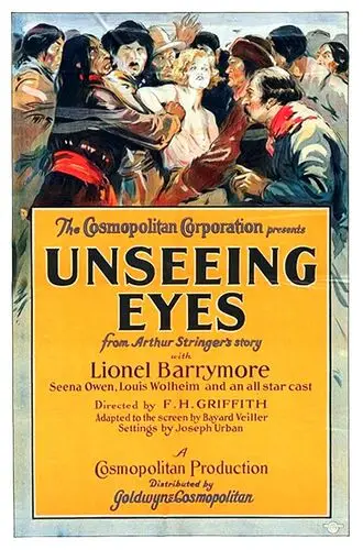 Unseeing Eyes (1923) Men's Colored T-Shirt - idPoster.com