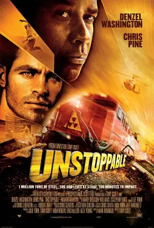 Unstoppable (2010) White T-Shirt - idPoster.com