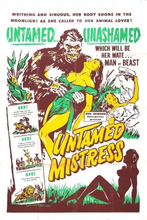 Untamed Mistress (1956) Drawstring Backpack - idPoster.com