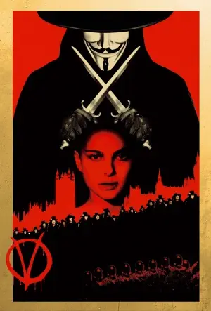 V For Vendetta (2005) Drawstring Backpack - idPoster.com