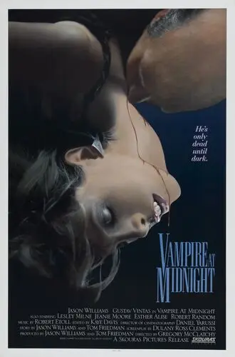 Vampire at Midnight (1988) Men's Colored  Long Sleeve T-Shirt - idPoster.com