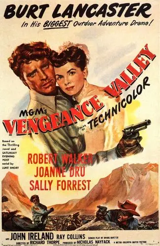 Vengeance Valley (1951) Men's Colored Hoodie - idPoster.com