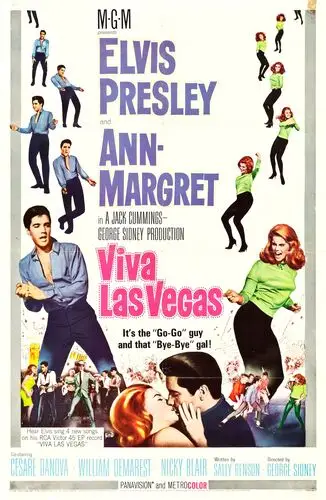Viva Las Vegas (1964) Women's Colored  Long Sleeve T-Shirt - idPoster.com