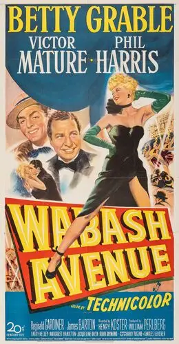 Wabash Avenue (1950) Men's Colored Hoodie - idPoster.com