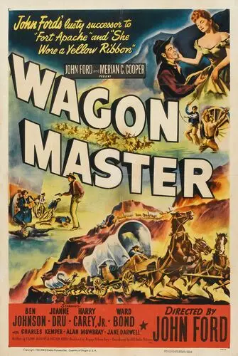 Wagon Master (1950) Men's Colored T-Shirt - idPoster.com