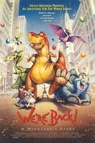 We're Back! A Dinosaur's Story (1993) Men's Colored T-Shirt - idPoster.com