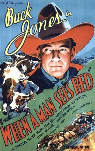 When a Man Sees Red (1934) Baseball Cap - idPoster.com