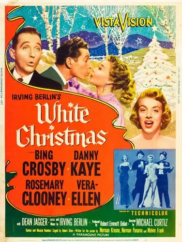 White Christmas (1954) Men's Colored Hoodie - idPoster.com