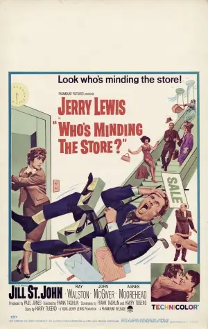 Whos Minding the Store (1963) White Tank-Top - idPoster.com