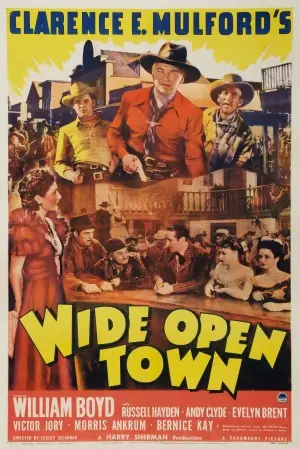 Wide Open Town (1941) Women's Colored T-Shirt - idPoster.com