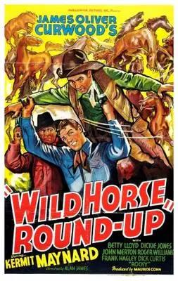 Wild Horse Roundup (1936) White T-Shirt - idPoster.com