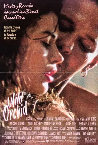 Wild Orchid (1990) Men's Colored Hoodie - idPoster.com
