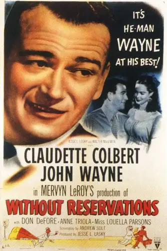 Without Reservations (1946) White T-Shirt - idPoster.com