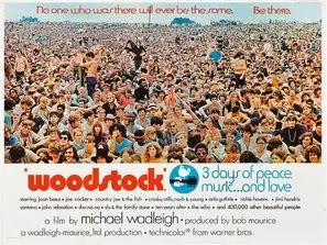 Woodstock (1970) Drawstring Backpack - idPoster.com