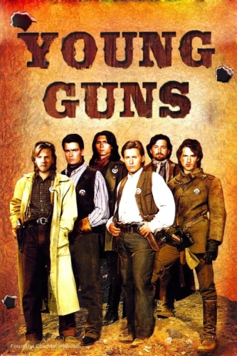 Young Guns (1988) Men's Colored  Long Sleeve T-Shirt - idPoster.com