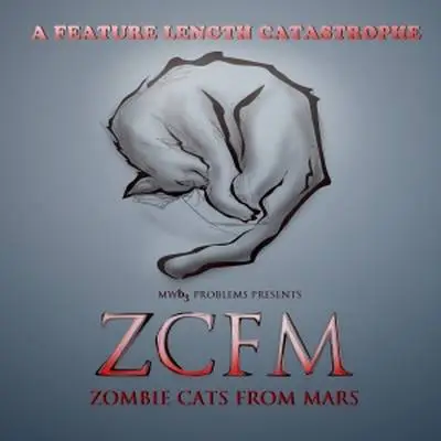 Zombie Cats from Mars (2015) White T-Shirt - idPoster.com