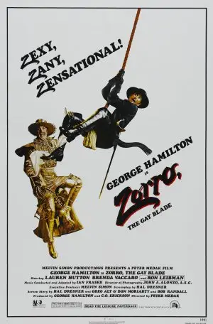 Zorro, the Gay Blade (1981) White Tank-Top - idPoster.com
