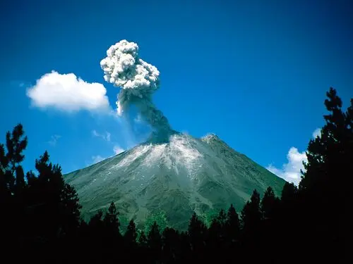 Volcanoes Drawstring Backpack - idPoster.com