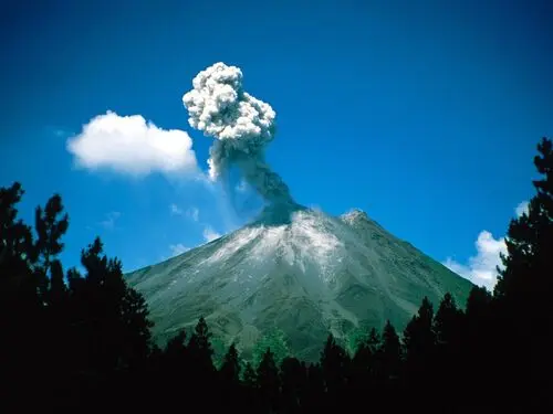Volcanoes Fridge Magnet picture 105270