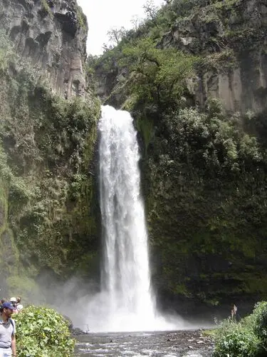 Waterfalls White T-Shirt - idPoster.com